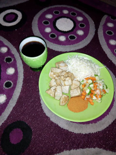 A picture of Awara with yaji.