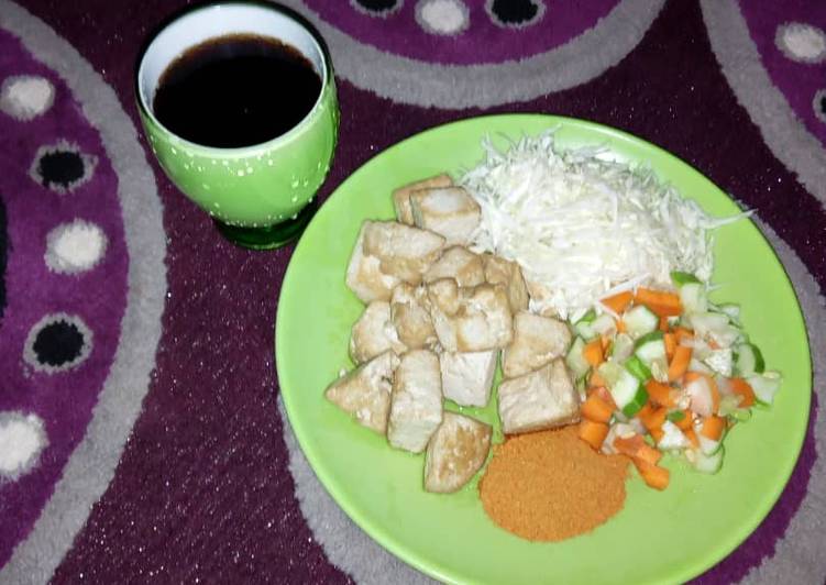 Simple Way to Prepare Awsome Awara with yaji Cooking Basics for Newbies