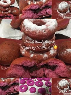 Foto resep Donut buah naga made by mami ael😍