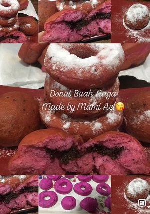 Foto resep Donut buah naga made by mami ael😍