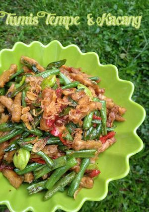 Foto resep Tumis Tempe Kacang ala masakan rumahan