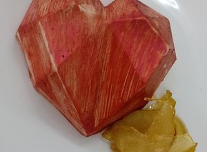 Una foto de Parfait creme caramel con peras