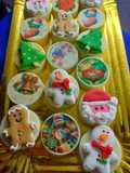 Choco oreos navideños