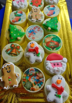 Una foto de Choco oreos navideños