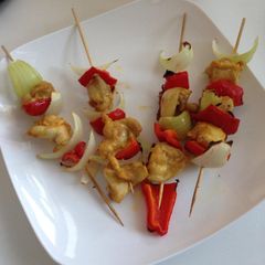 A picture of Chicken Kebabs.