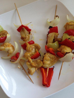 A picture of Chicken Kebabs.