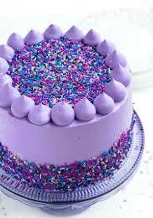 A picture of Homemade sparkle #Cake.