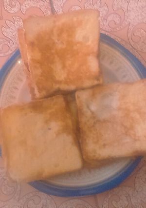 A picture of Eggs bread toast#arabiccontest.