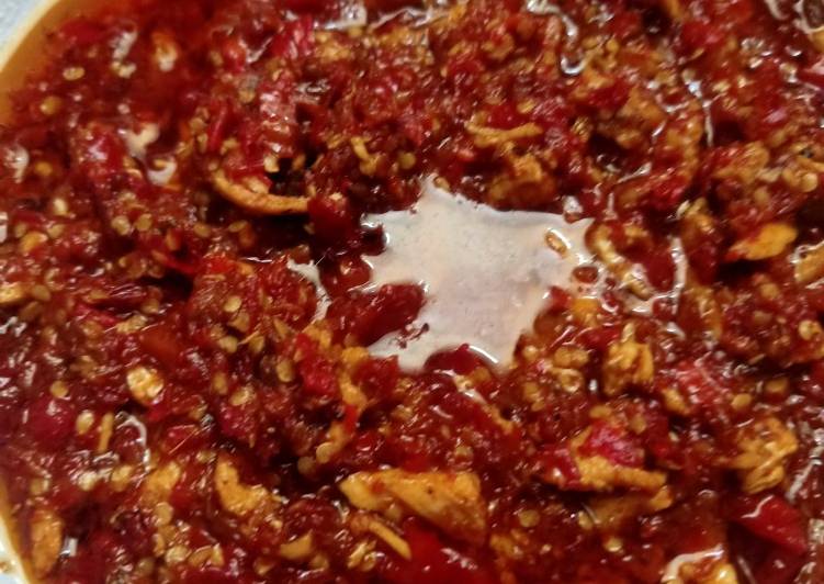 Langkah Mudah untuk Membuat Sambel ayam suwir, Bikin Ngiler