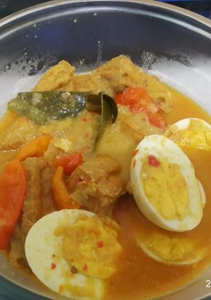 Foto resep Sayur tahu dan telur
