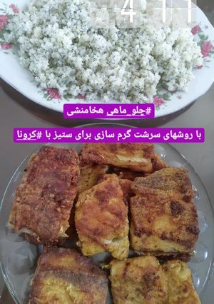 عکسی از دستور چلو ماهی هخامنشی