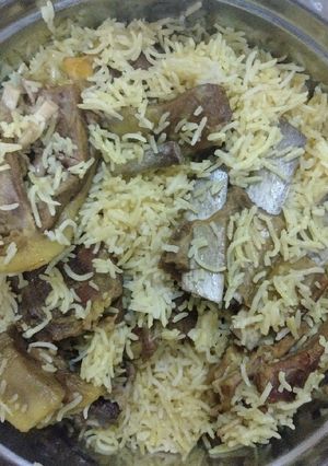 صورة لوصفة كبسة اللحم 🥩🍖😋