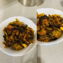 Karela achar (mom' s recipe) A picture of Karela achar (mom' s recipe).