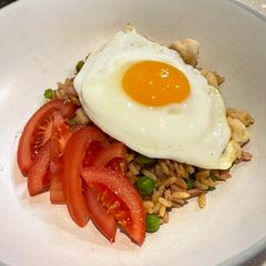 Nasi Goreng (UK Store Cupboard Version) A picture of Nasi Goreng (UK Store Cupboard Version).