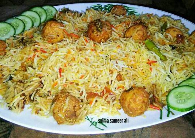 Kofta biryani(mooti biryani)