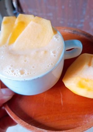 Hình của món Sinh tố hồng giòn.