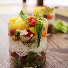 Mexican Rice Bean Salad A picture of Mexican Rice Bean Salad.