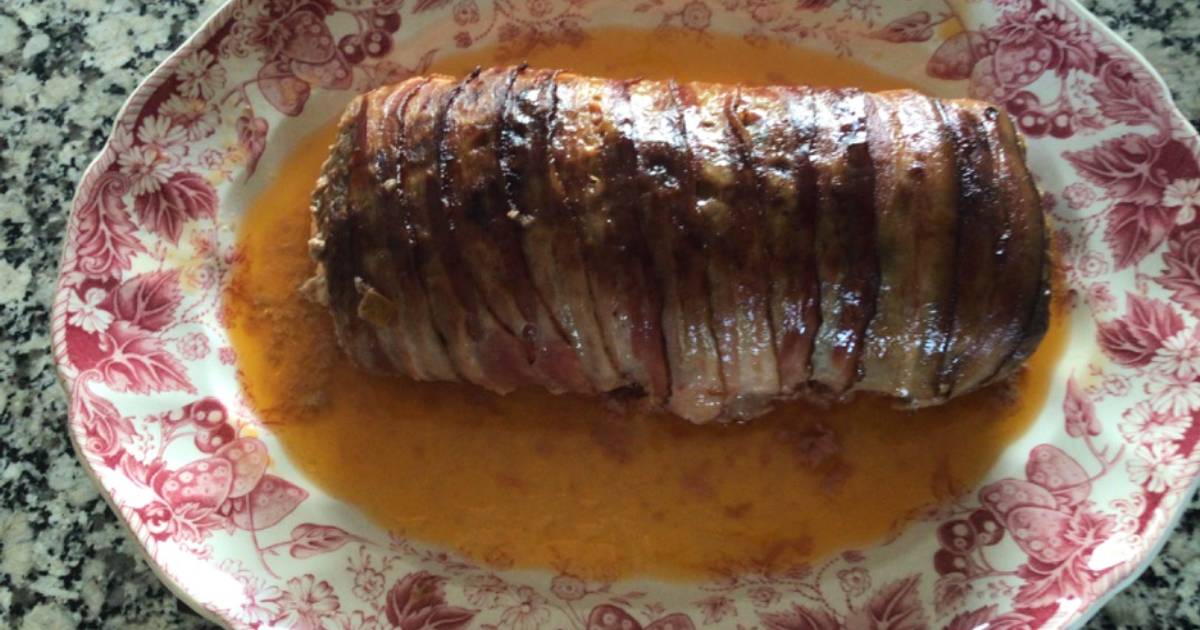 Pastel de carne relleno Receta de Rosa Padrón Argentó Cookpad