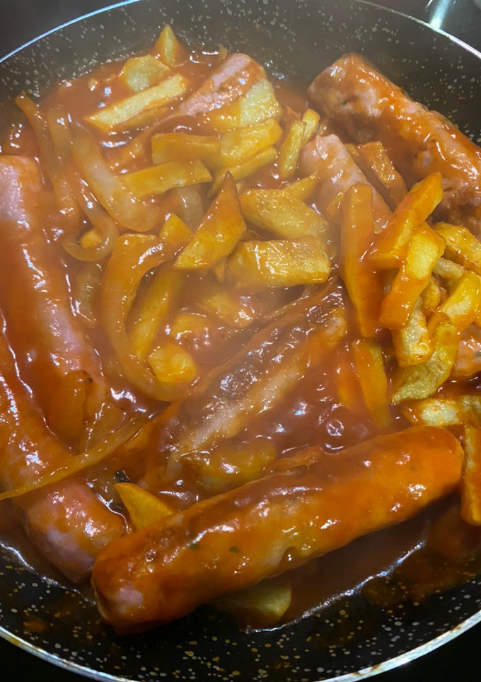 Una foto de Salchichas con tomate