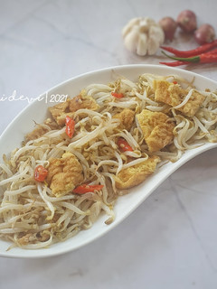 Foto resep 418. Cah Tauge Telur Dadar