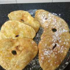 Una foto de Tortas fritas con sésamo