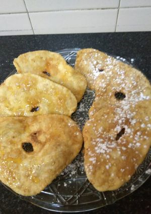 Una foto de Tortas fritas con sésamo