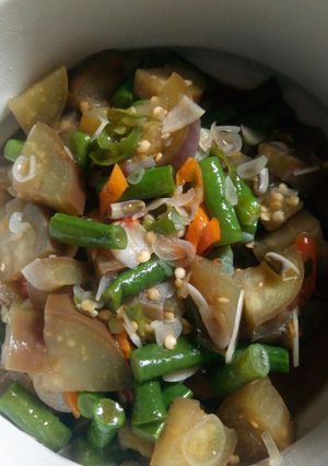 Foto resep Tumis terong ungu