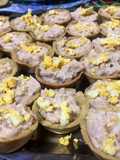 Tartaletas rellenas de atún