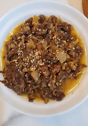 Foto resep Yakiniku sliced beef ala yoshinoya