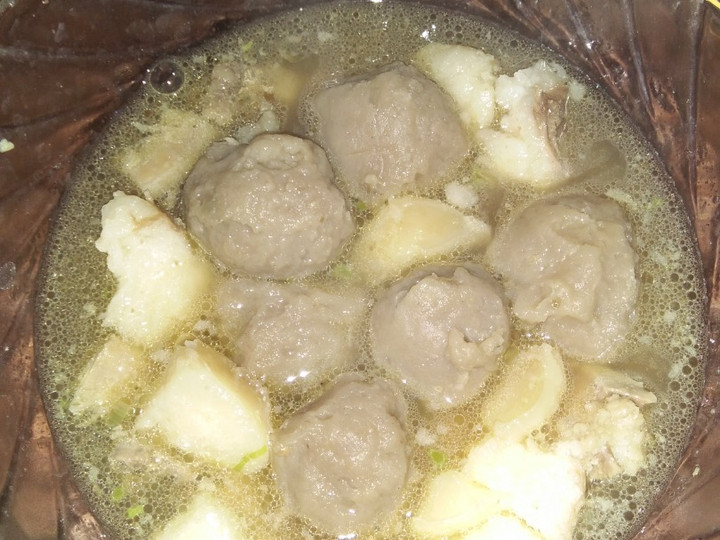 Resep Bakso daging sapi part 2 + kuah endulita (pakai food prossecor) Anti Gagal