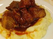 Una foto de salsa para ribs miel