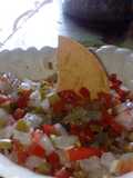 Pico de gallo con cueritos estilo mina😁😁