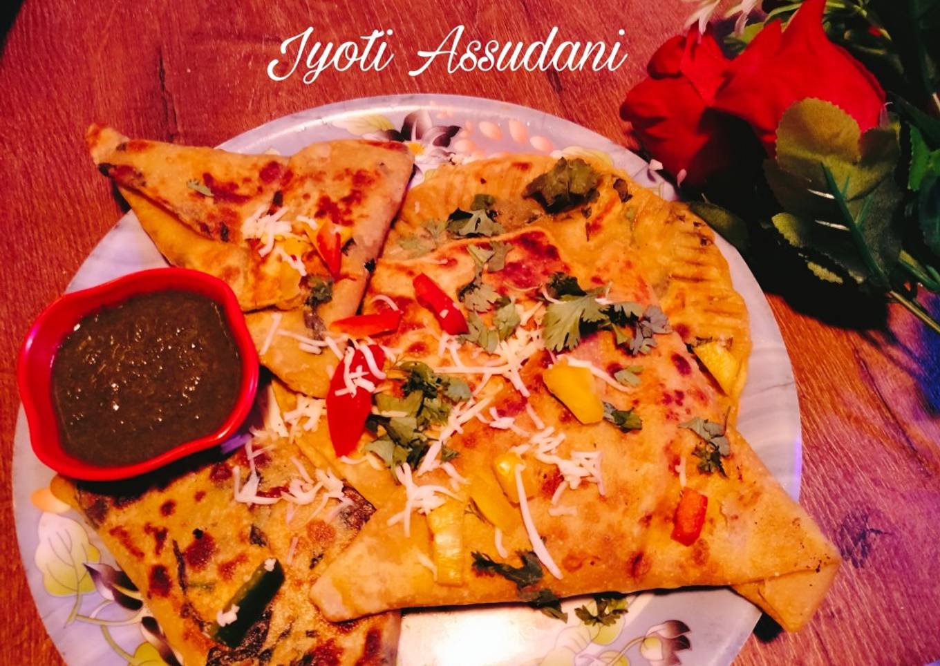 Pizza paratha