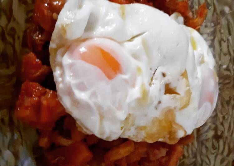 Pisto con huevo