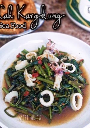 Foto resep Cah Kangkung Sea Food