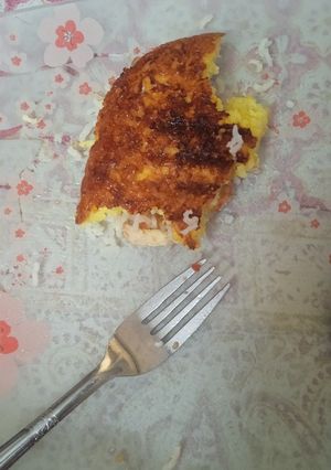 عکسی از دستور ته چین مرغ و بادمجان
