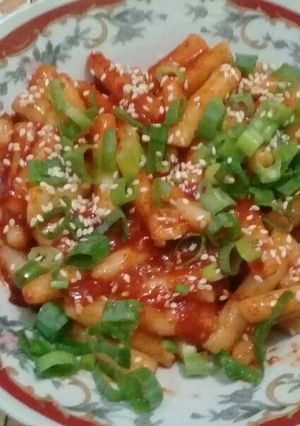 Foto resep Tteoboki (#PR-OlahanTepungBeras)