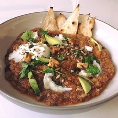 Tonto, 'tato and Black Bean Chilli A picture of Tonto, 'tato and Black Bean Chilli.