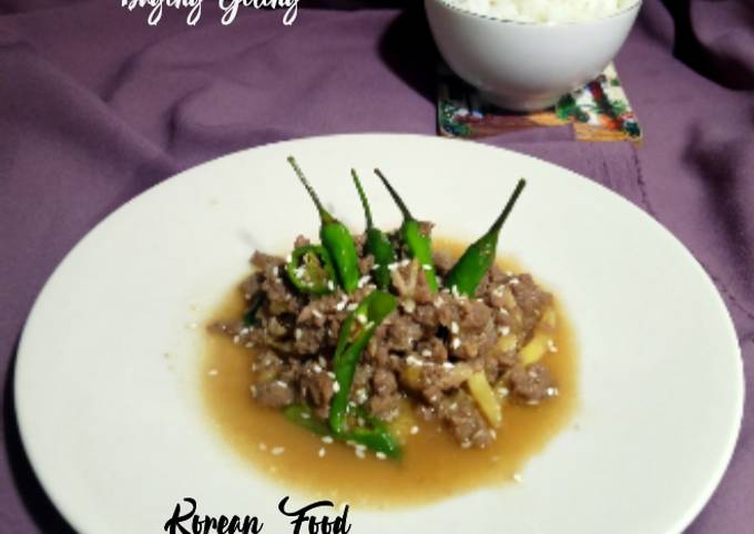 Bulgogi Daging Giling