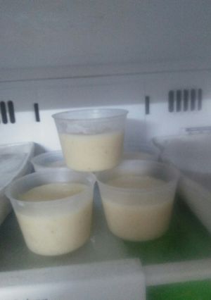 Hình của món Kem chuối.