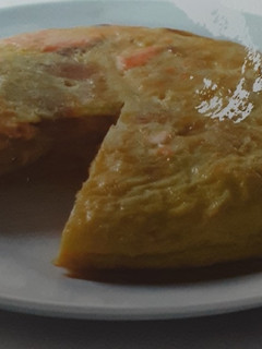 Una foto de Tortilla de salmón