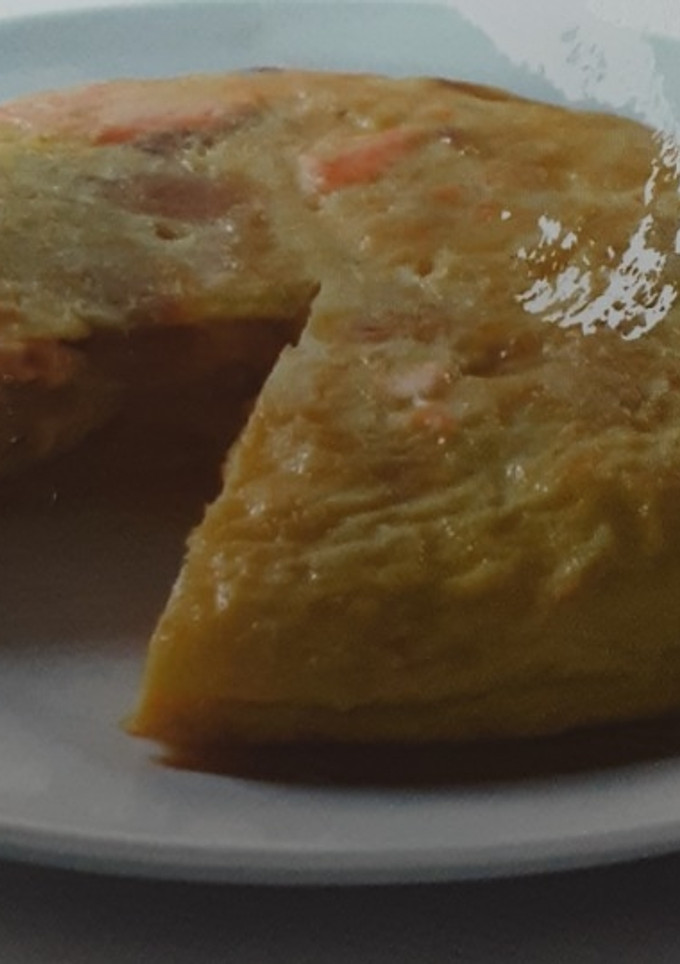Una foto de Tortilla de salmón