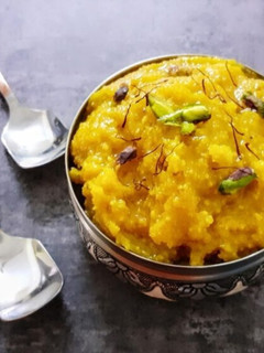 A picture of Moong Dal Halwa.