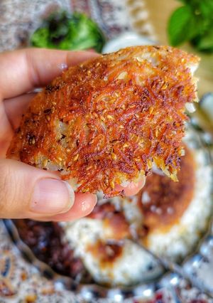 عکسی از دستور تهدیگ ماست و کنجد