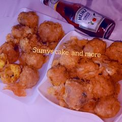 A picture of Yam balls.