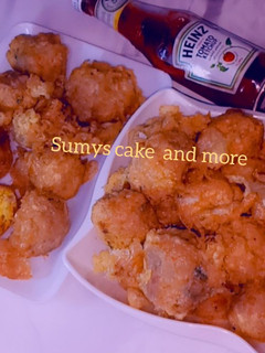A picture of Yam balls.