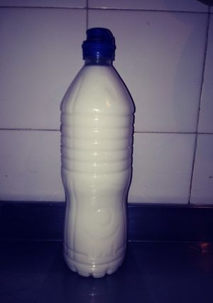 Una foto de Leche de almendras
