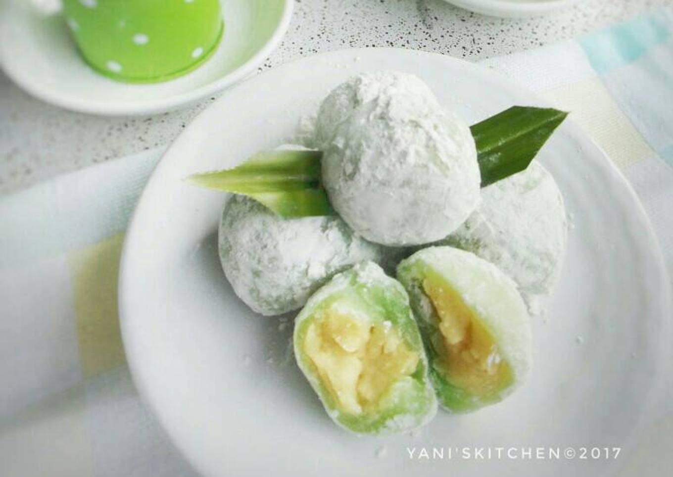 Resep Mochi Pandan Kacang Hijau