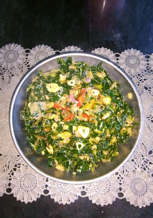 Foto resep Tumis daun pepaya dengan ebi