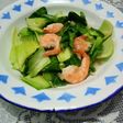 Tumis pokcoy udang